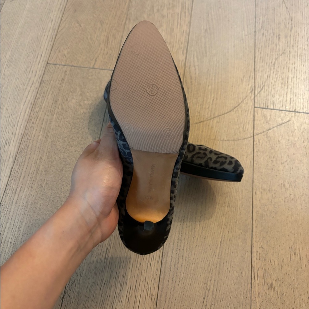Manolo Blahnik Leopard Print Heels - Picture 5 of 7